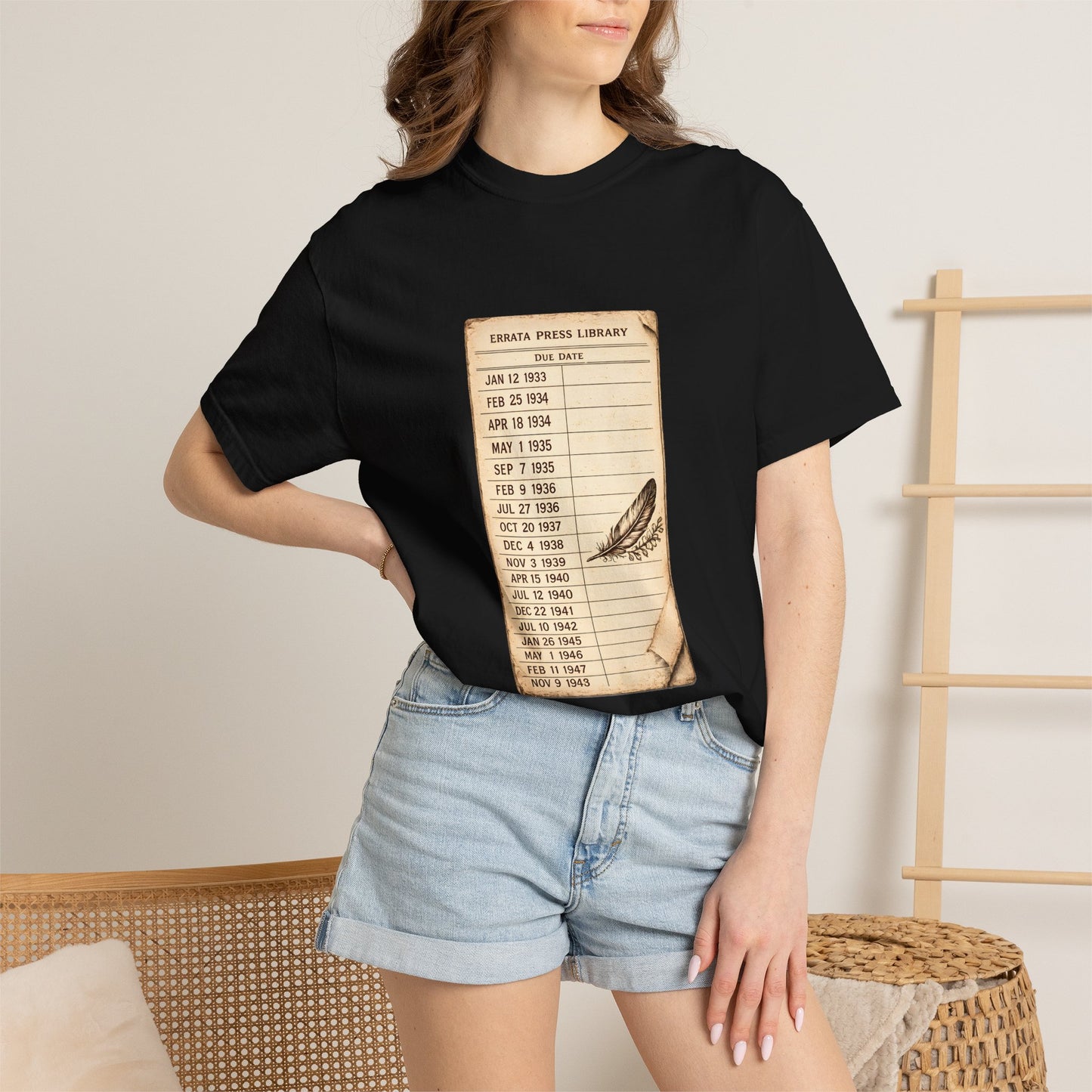 Library Card Tee