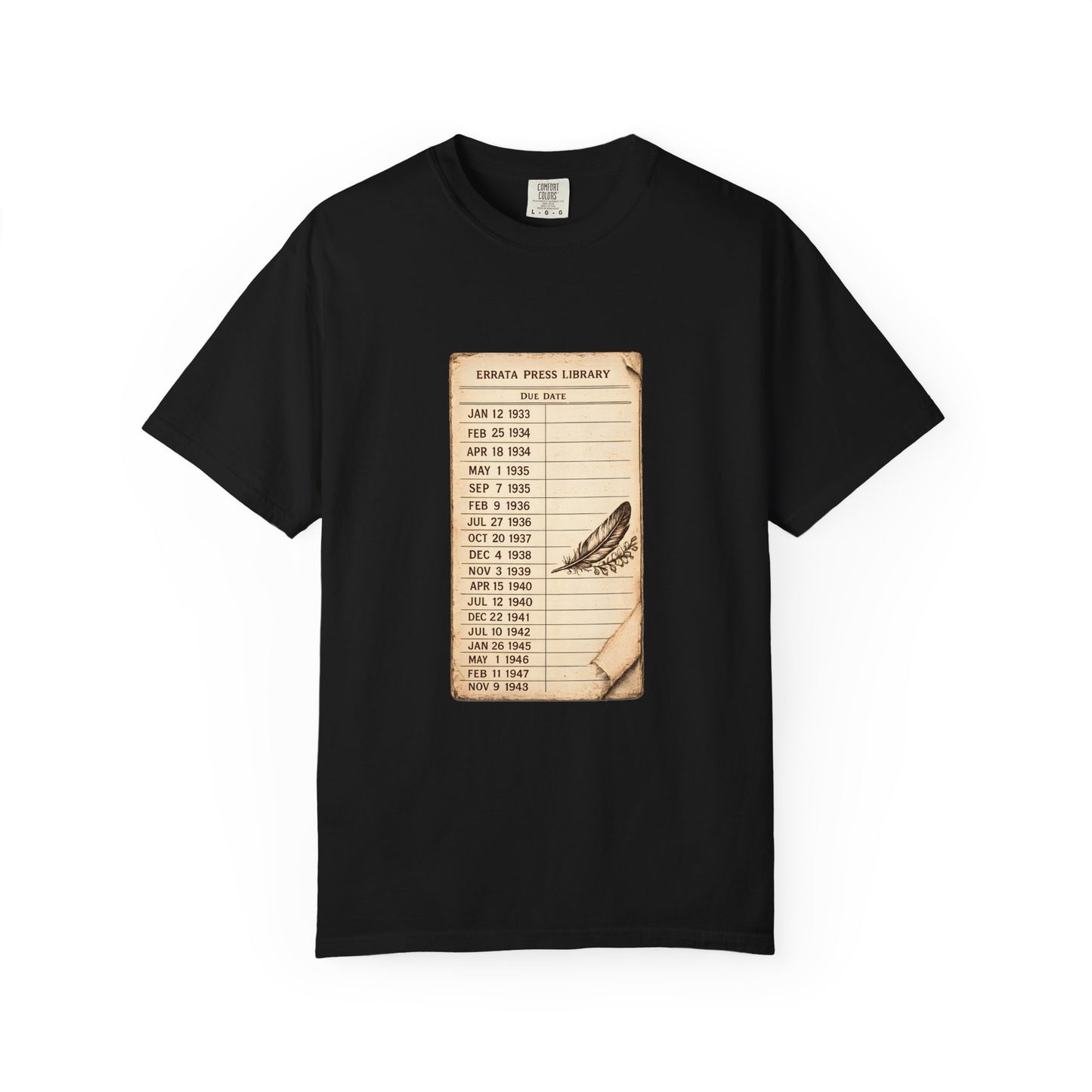 Library Card Tee