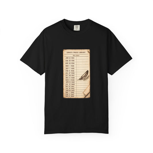 Library Card Tee